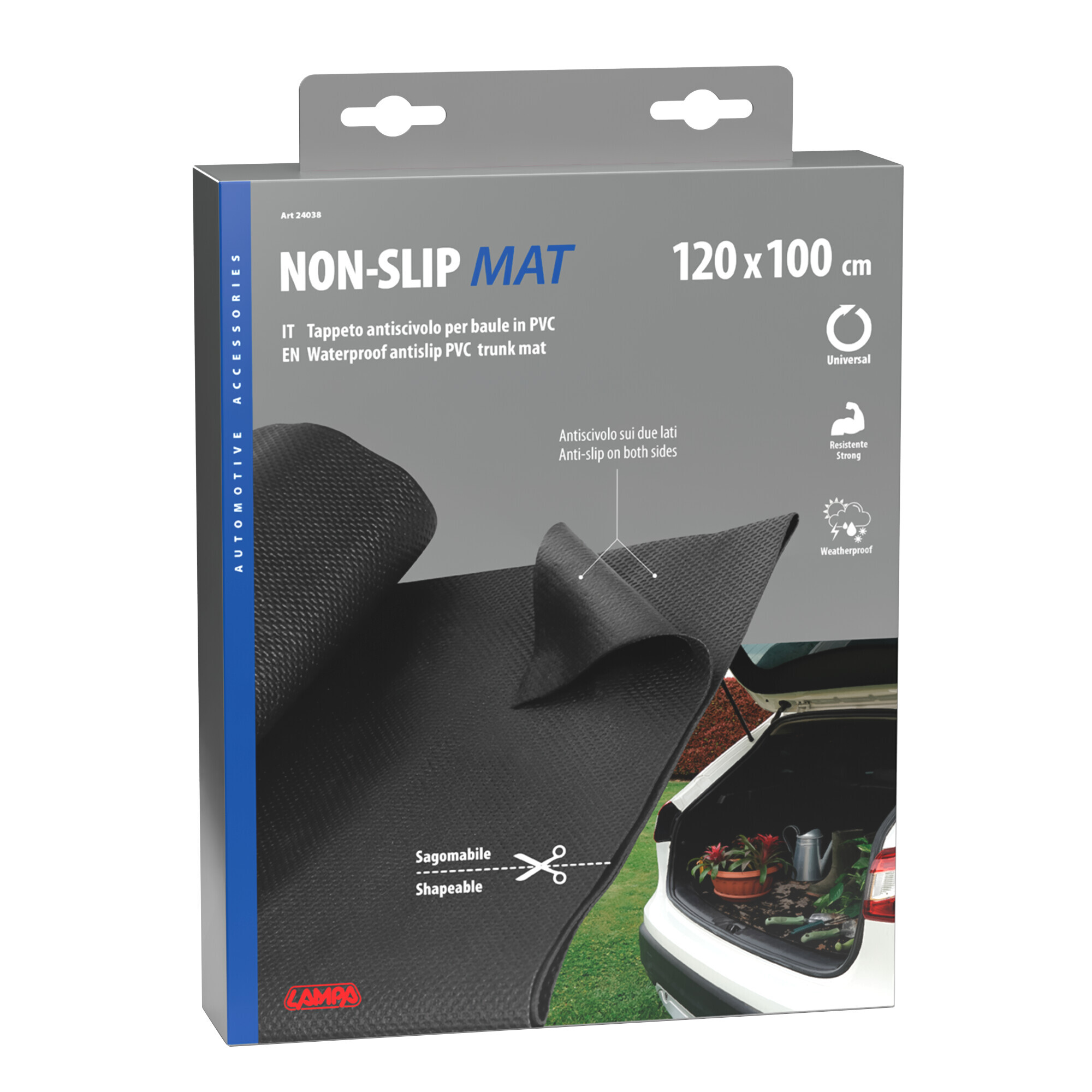 Tappeto antiscivolo per baule - 120x100 cm 2 Tappeto antiscivolo per baule - 120x100 cm - immagine 2