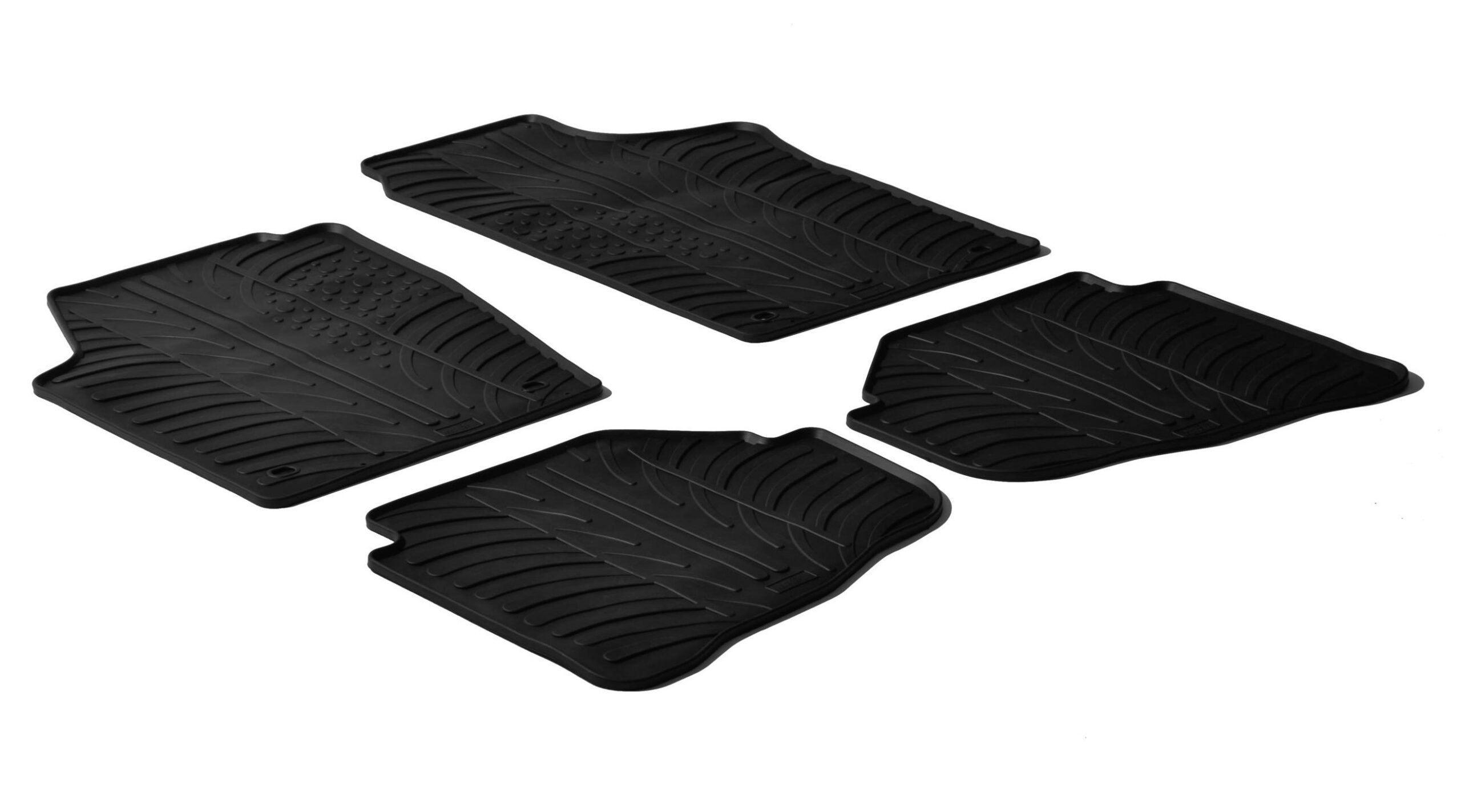 Set tappeti su misura in gomma - compatibile per Volkswagen Fox 3p (05/05>12/10)