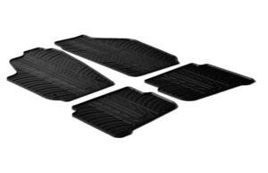 Set tappeti su misura in gomma - compatibile per Seat Cordoba (01/03>08/09) - Seat Ibiza 3p (01/02>08/09) - Seat Ibiza 5p (01/02>05/08) - Volkswagen Polo 3p (11/01>08/09) - Volkswagen Polo 5p (11/01>08/09)