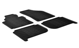 Set tappeti su misura in gomma - compatibile per  Volkswagen Touran (05/03>08/15)