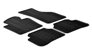 Set tappeti su misura in gomma - compatibile per  Volkswagen Passat 4p (01/11>10/14) -  Volkswagen Passat Alltrack (03/12>09/15) -  Volkswagen Passat Variant (01/11>10/14)