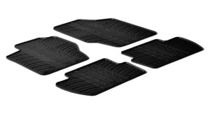 Set tappeti su misura in gomma - compatibile per  Citroen C4 3p (01/05>10/10) -  Citroen C4 5p (01/05>10/10)