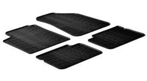 Set tappeti su misura in gomma - compatibile per  Fiat Bravo (02/07>11/15) -  Lancia Delta (06/08>06/15)