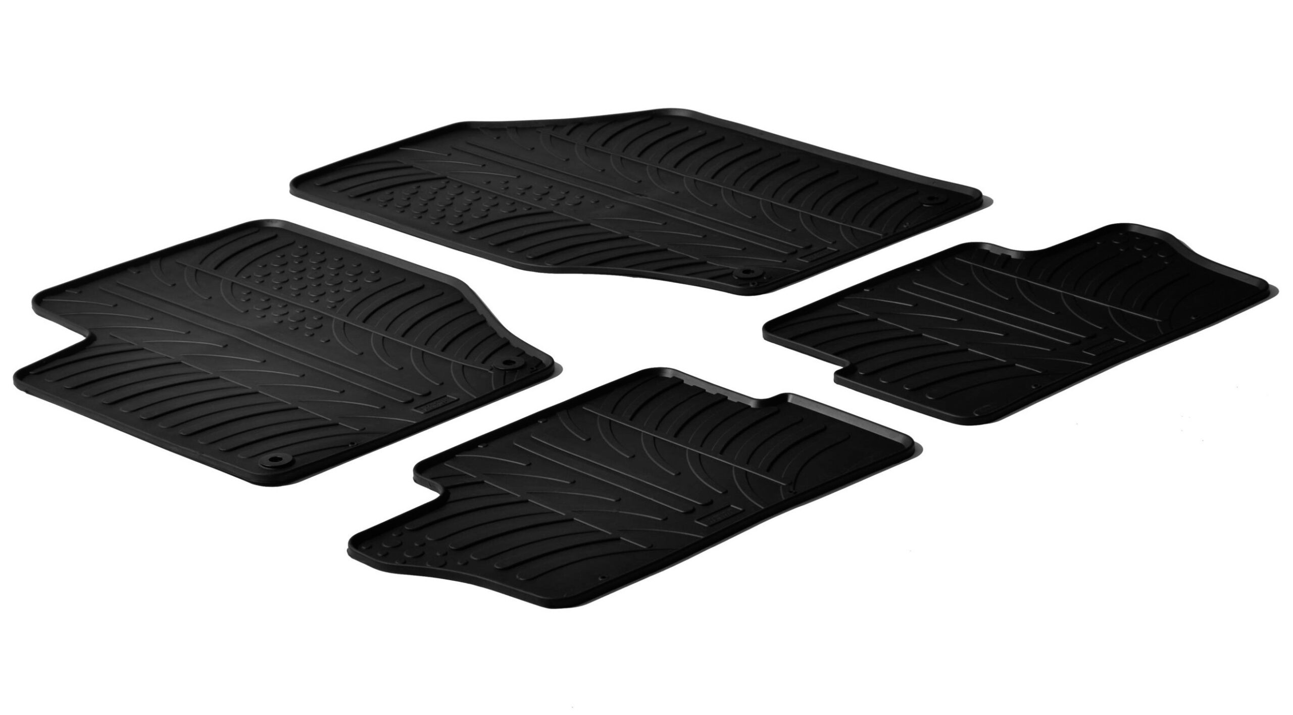 Set tappeti su misura in gomma - compatibile per Peugeot 307 3p (06/01>08/07) - Peugeot 307 5p (06/01>08/07) - Peugeot 307 sw (05/02>04/08) - Peugeot 308 5p (09/07>09/13) - Peugeot 308 sw (05/08>04/14)