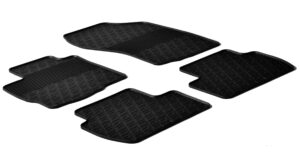 Set tappeti su misura in gomma - compatibile per  Citroen C-Crosser (06/07>01/13) -  Mitsubishi Outlander (02/07>02/10) -  Peugeot 4007 (07/08>12/12)