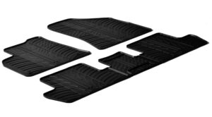 Set tappeti su misura in gomma - compatibile per Peugeot 3008 (05/09>09/16) - Peugeot 5008 (11/09>12/16)