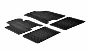 Set tappeti su misura in gomma - compatibile per Hyundai i40 4p (04/12>06/15) - Hyundai i40 Wagon (07/11>08/19)