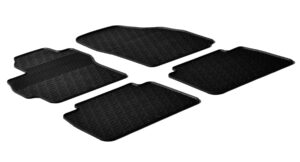 Set tappeti su misura in gomma - compatibile per Mazda 5 5p (08/05>10/10)