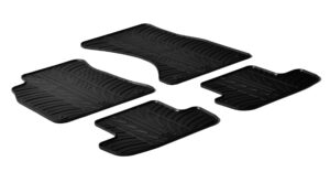 Set tappeti su misura in gomma - compatibile per Audi A4 4p (11/07>10/15) - Audi A4 Allroad (04/09>05/16) - Audi A4 Avant (05/08>10/15) - Audi A5 Sportback (09/09>07/15)