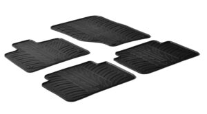 Set tappeti su misura in gomma - compatibile per Audi Q7 (03/06>05/15)