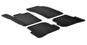 Set tappeti su misura in gomma - compatibile per  Audi A1 3p (09/10>10/18) -  Audi A1 Sportback (02/12>10/18)