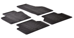 Set tappeti su misura in gomma - compatibile per Audi Q3 (10/11>12/18)