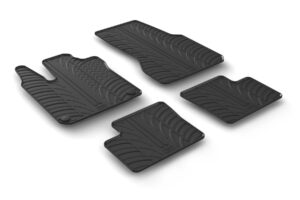 Set tappeti su misura in gomma - compatibile per Smart Forfour (11/14>07/22)