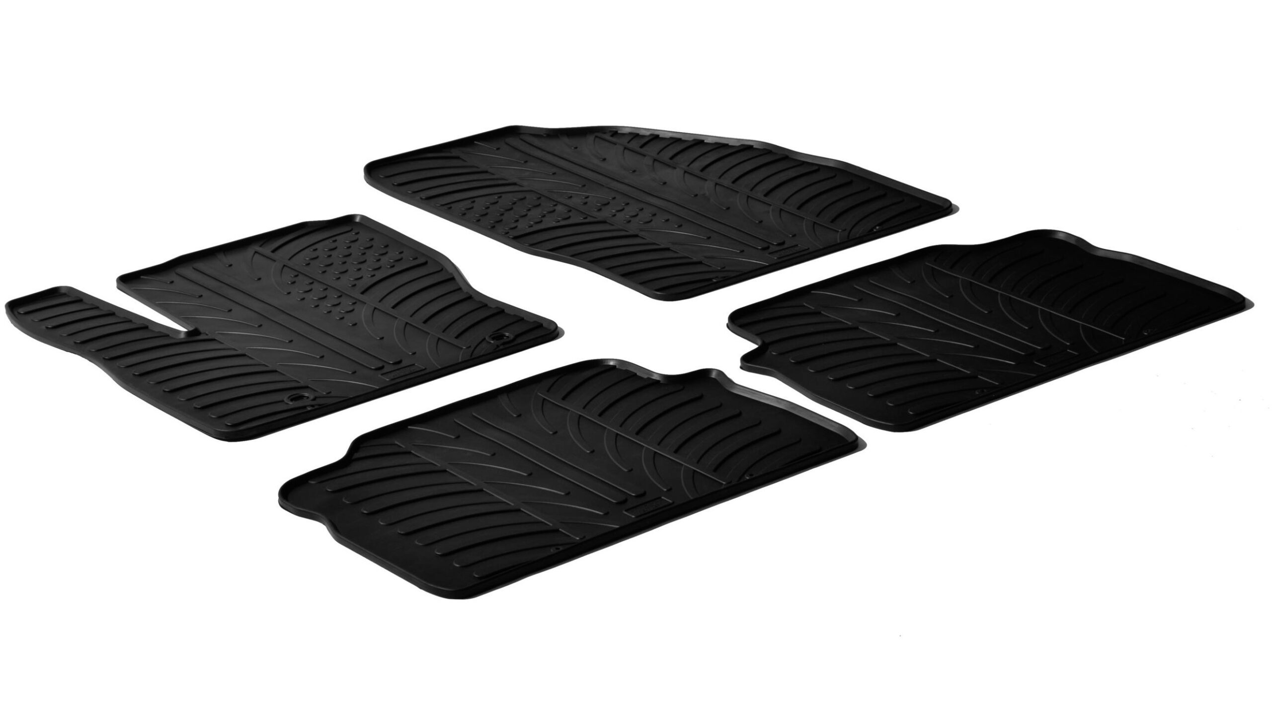 Set tappeti su misura in gomma - compatibile per Ford C-Max (10/03>10/10) - Ford Kuga (06/08>02/13) fino al 08/11