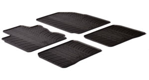 Set tappeti su misura in gomma - compatibile per  Nissan Note (03/06>09/13)