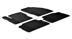 Set tappeti su misura in gomma - compatibile per Ford Kuga (06/08>02/13) dal 09/11