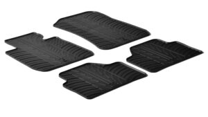 Set tappeti su misura in gomma - compatibile per Bmw X1 (E84) (10/09>10/15)