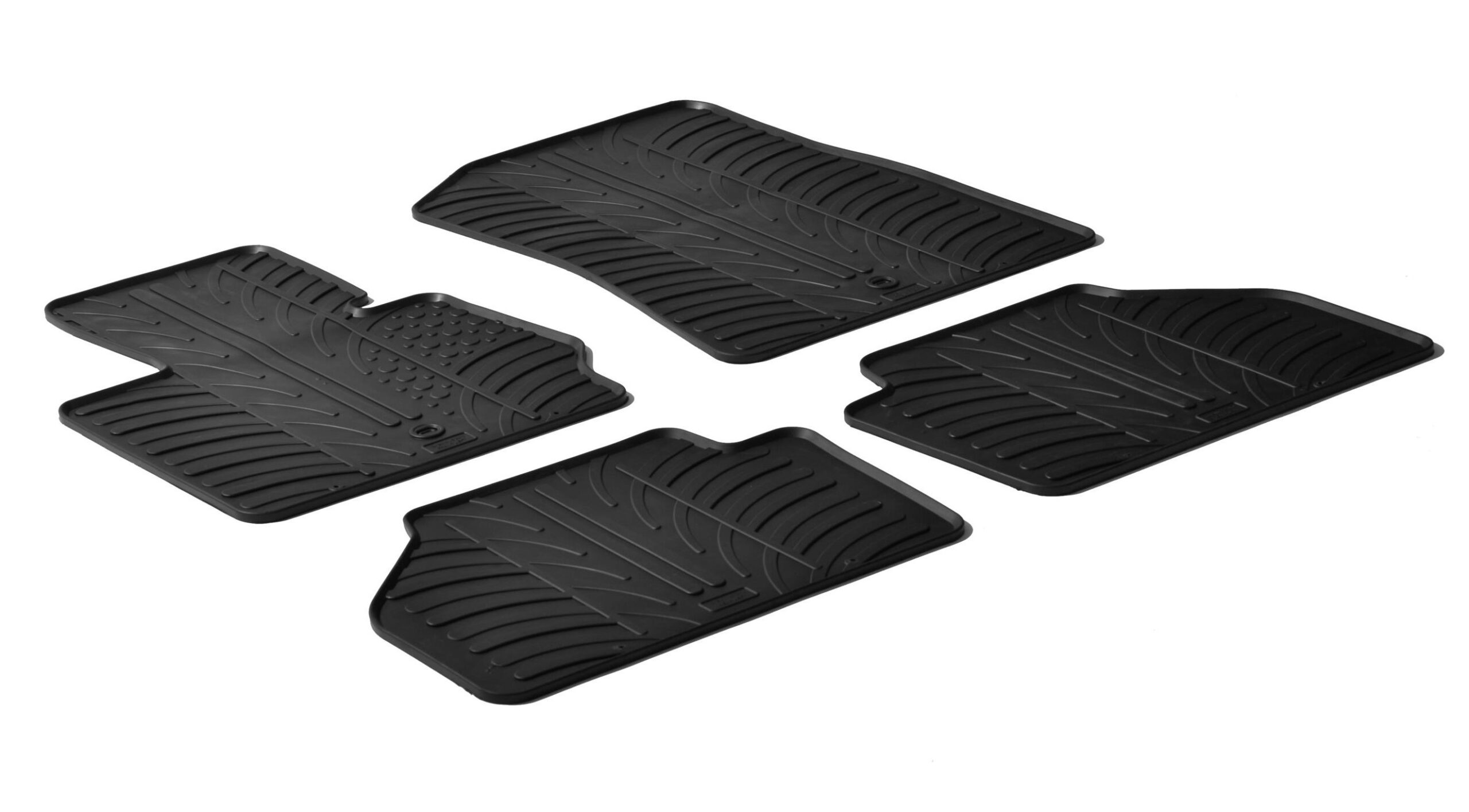 Set tappeti su misura in gomma - compatibile per Bmw X3 (F25) (11/10>07/17)