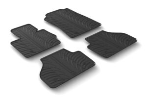 Set tappeti su misura in gomma - compatibile per Bmw X4 (F26) (06/14>03/18)