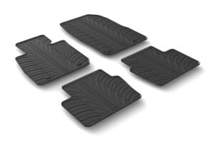 Set tappeti su misura in gomma - compatibile per  Mazda CX-3 (06/15>09/22)