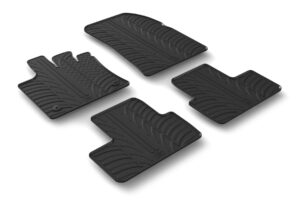 Set tappeti su misura in gomma - compatibile per Renault Captur (12/19>) - Mitsubishi ASX (12/23>) - Renault Symbioz 5p (08/24>) elettrica