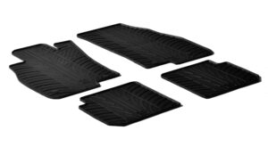 Set tappeti su misura in gomma - compatibile per Alfa Romeo Mito (09/08>04/19)