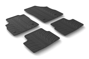 Set tappeti su misura in gomma - compatibile per  Opel Astra K 5p (11/15>11/21) manuale -  Opel Astra K Sports Tourer (03/16>02/22) manuale