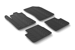 Set tappeti su misura in gomma - compatibile per  Citroen C3 (11/16>06/24) manuale