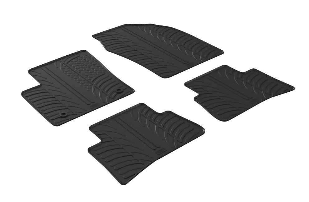 Set tappeti su misura in gomma - compatibile per Toyota C-HR (12/16>11/23)
