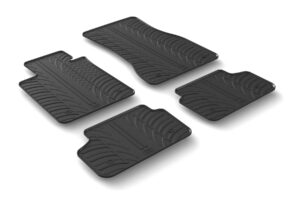 Set tappeti su misura in gomma - compatibile per Bmw Serie 5 (G30) (02/17>07/20) - Bmw Serie 5 Touring (G31) (04/17>07/20) - Bmw Serie 5 (G30) (08/20>08/23) - Bmw Serie 5 Touring (G31) (08/20>02/24)