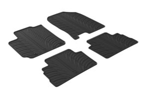 Set tappeti su misura in gomma - compatibile per Hyundai Kona (10/17>06/23)
