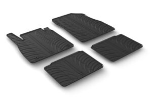 Set tappeti su misura in gomma - compatibile per  Nissan Micra (03/17>06/23)