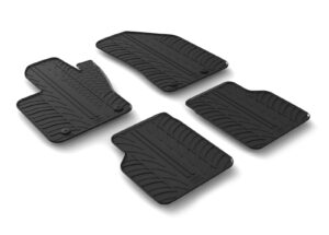 Set tappeti su misura in gomma - compatibile per  Jeep Compass (07/17>05/25)