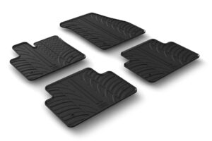 Set tappeti su misura in gomma - compatibile per Land Rover Evoque (01/19>)