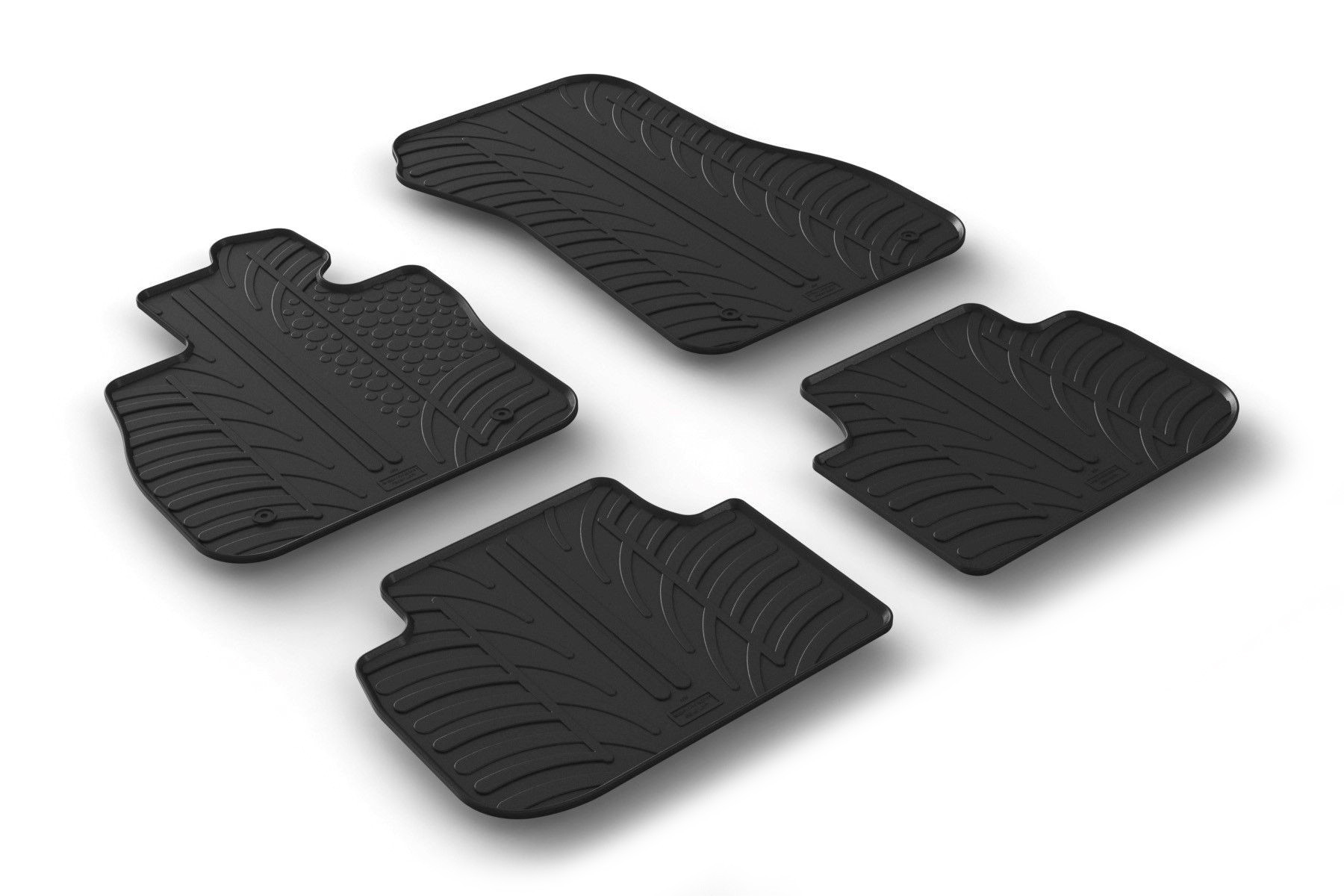 Set tappeti su misura in gomma - compatibile per Bmw Serie 1 (F40) (07/19>05/24) - Bmw Serie 1 (F70) (06/24>)