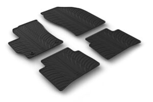 Set tappeti su misura in gomma - compatibile per  Toyota Corolla Touring Sports (03/19>08/22) automatico -  Suzuki Swace sw (03/21>02/23) automatico -  Toyota Corolla Touring Sports (09/22>) automatico -  Suzuki Swace sw (03/23>) automatico