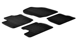 Set tappeti su misura in gomma - compatibile per  Honda Civic 5p (02/12>02/17) benzina -  Honda Civic Tourer (04/14>04/18) benzina