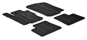 Set tappeti su misura in gomma - compatibile per  Mercedes GLE 5p (07/15>12/18) -  Mercedes ML (10/11>12/15)