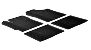 Set tappeti su misura in gomma - compatibile per  Toyota Yaris 3p (10/11>12/17) no ibrida -  Toyota Yaris 5p (10/11>08/20) no ibrida