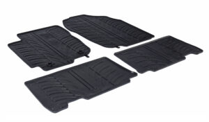 Set tappeti su misura in gomma - compatibile per  Toyota Rav4 (03/13>02/19) no 4x4, no automatico
