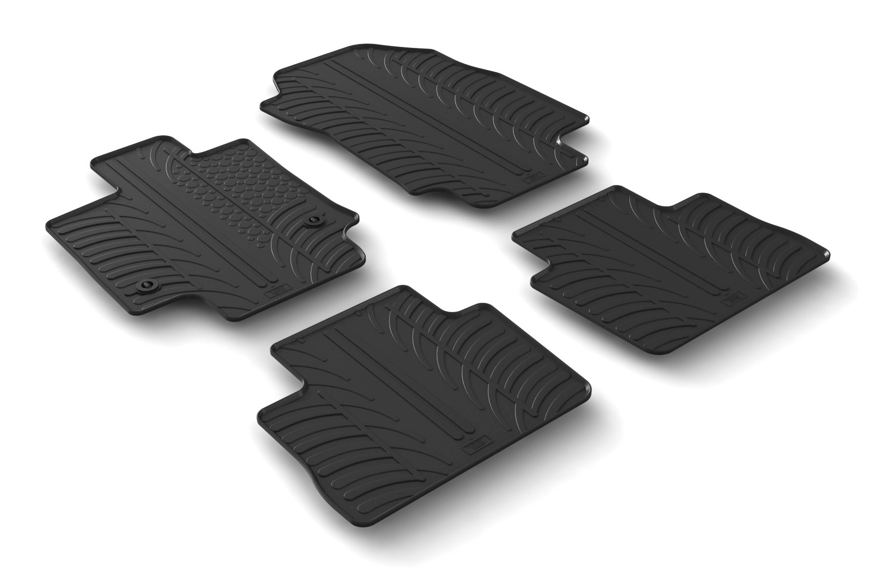 Set tappeti su misura in gomma - compatibile per Toyota Rav4 (03/19>) - Suzuki Across (11/20>) automatico