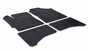 Set tappeti su misura in gomma - compatibile per  Toyota Yaris 3p (10/11>12/17) ibrida -  Toyota Yaris 5p (10/11>08/20) ibrida