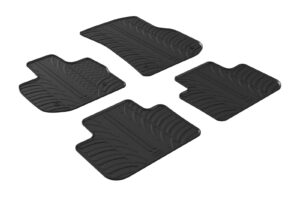 Set tappeti su misura in gomma - compatibile per  Bmw X3 (G01) (08/17>08/24) automatico -  Bmw iX (08/21>02/25) -  Bmw X3 (G01) (06/21>08/24) automatico