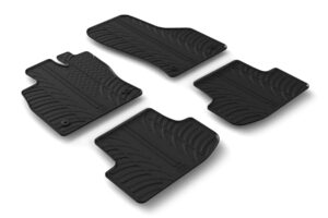 Set tappeti su misura in gomma - compatibile per  Audi A3 Sportback (05/20>02/24) -  Audi A3 Allstreet (03/24>) -  Audi A3 Sportback (03/24>)