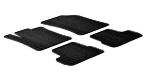 Set tappeti su misura in gomma - compatibile per  Citroen C3 (11/09>10/16)