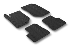 Set tappeti su misura in gomma - compatibile per  Opel Corsa F 5p (09/19>06/23) -  Peugeot 2008 (12/19>05/23) no automatico, no ibrida -  Peugeot 208 5p (11/19>08/23) -  Opel Mokka (11/20>) -  Peugeot 2008 (06/23>) no automatico, no ibrida -  Opel Corsa F 5p (07/23>) -  Peugeot 208 5p (09/23>)