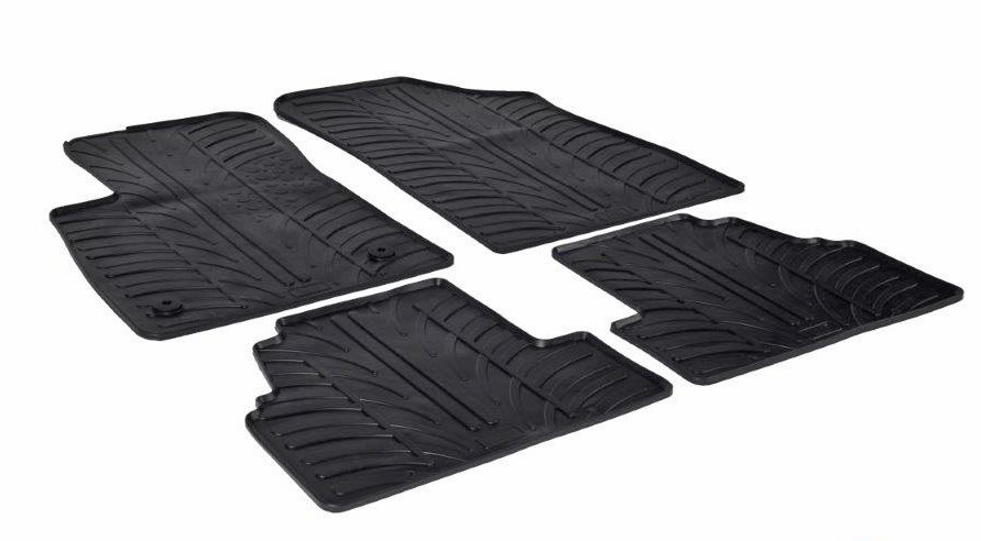 Set tappeti su misura in gomma - compatibile per Chevrolet Trax (03/13>09/15) - Opel Mokka (11/12>03/16) - Opel Mokka X (04/16>12/19)
