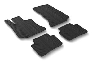 Set tappeti su misura in gomma - compatibile per Mercedes Classe C 4p (06/21>)