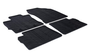 Set tappeti su misura in gomma - compatibile per  Toyota Auris 5p (12/12>03/19) anche ibrida -  Toyota Auris Touring Sports (10/13>03/19) anche ibrida