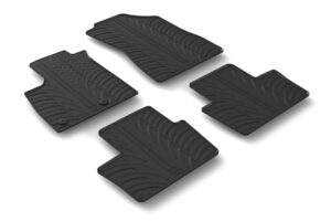 Set tappeti su misura in gomma - compatibile per  Renault Austral 5p (09/22>) automatico, Mhev